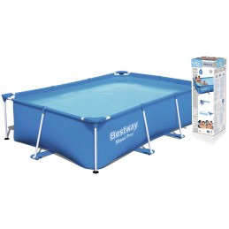 Bestway 56401 rėmo baseinas, stačiakampis, 221x150x43cm