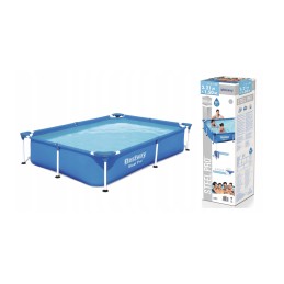 Bestway 56401 rėmo baseinas, stačiakampis, 221x150x43cm