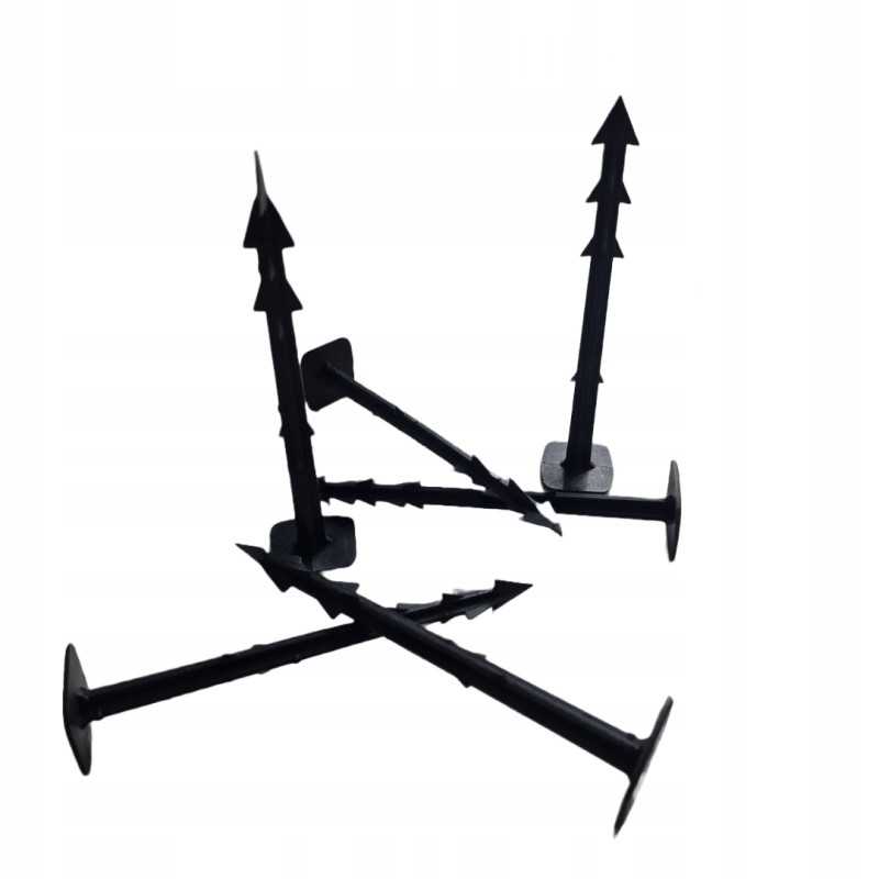 500 vnt. rankenos smeigtukai inkarai augintiniai audiniai 15cm