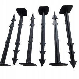 500 vnt. rankenos smeigtukai inkarai augintiniai audiniai 15cm