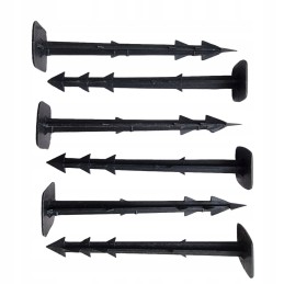 500 vnt. rankenos smeigtukai inkarai augintiniai audiniai 15cm