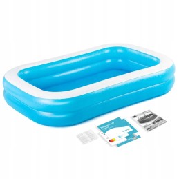 Šeimos pripučiamas baseinas 262 x 175 x 51 cm bestway 54006