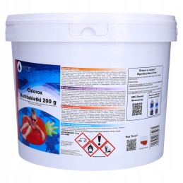 Ntce chlorox multitablets 200g 5kg chloro tabletės baseinams