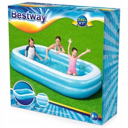 Šeimos pripučiamas baseinas 262x175x52 bestway 54006