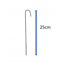 Plieniniai kaiščiai inkariniai kaiščiai agrotekstilei tvirtinti agrotekstilė 500 vnt j25