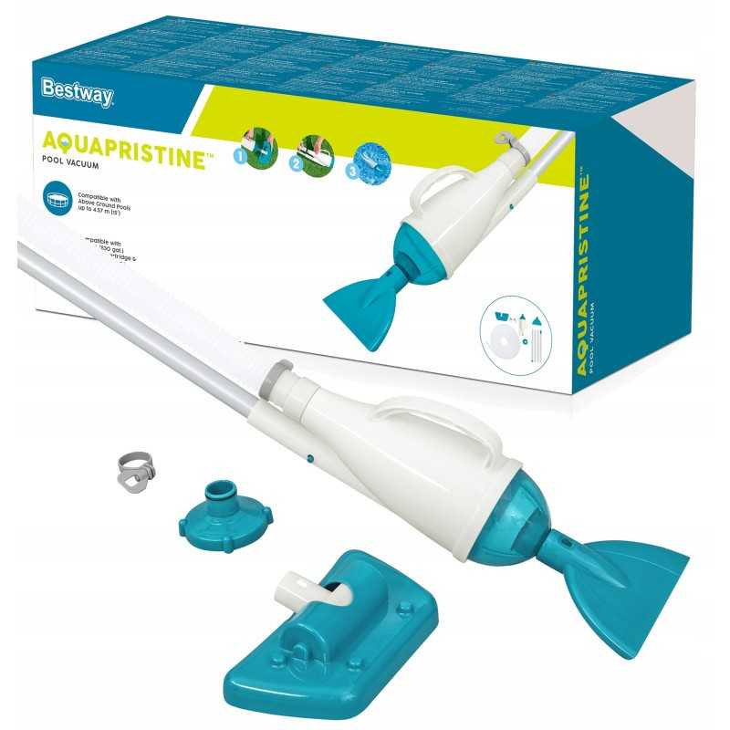 Galingas baseino dulkių siurblys, bestway 58212 baseino grindų valymo rinkinys