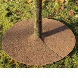 Žemės ūkio mulčiavimo audinys (nuo piktžolių) parko ruda 37x37 cm