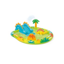 Baseinas, žaidimų aikštelė, mažasis dino, čiuožykla, intex 57166