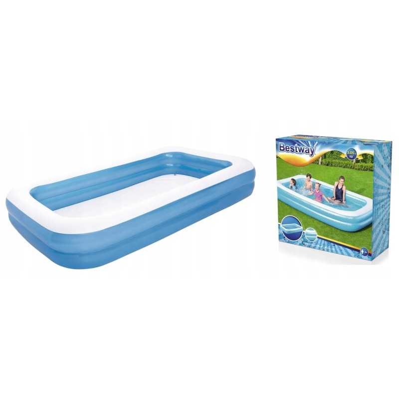 54009 šeimos pripučiamas baseinas 305x183x56 sodo bestway