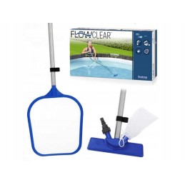 Baseino valymo rinkinys, su dulkių siurbliu ir tinklu