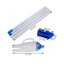 Dulkių siurblys baseino dugno valymui, siurblio filtras, 6 m