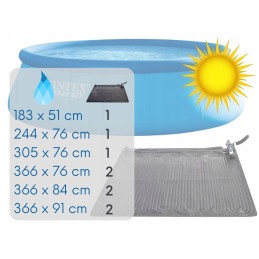 Saulės kilimėlis 120x120 baseino vandens šildytuvas intex 28685 modelis 2024