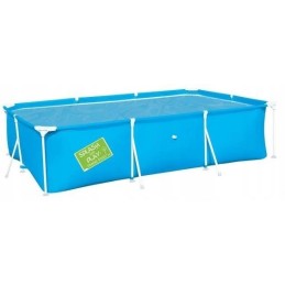 Uždenkite folijos purslų ir žaidimų rėmo baseiną 3x2m