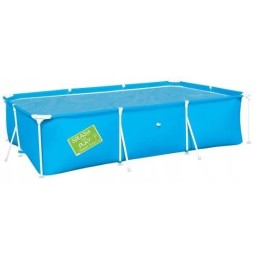 Uždenkite folijos purslų ir žaidimų rėmo baseiną 3x2m