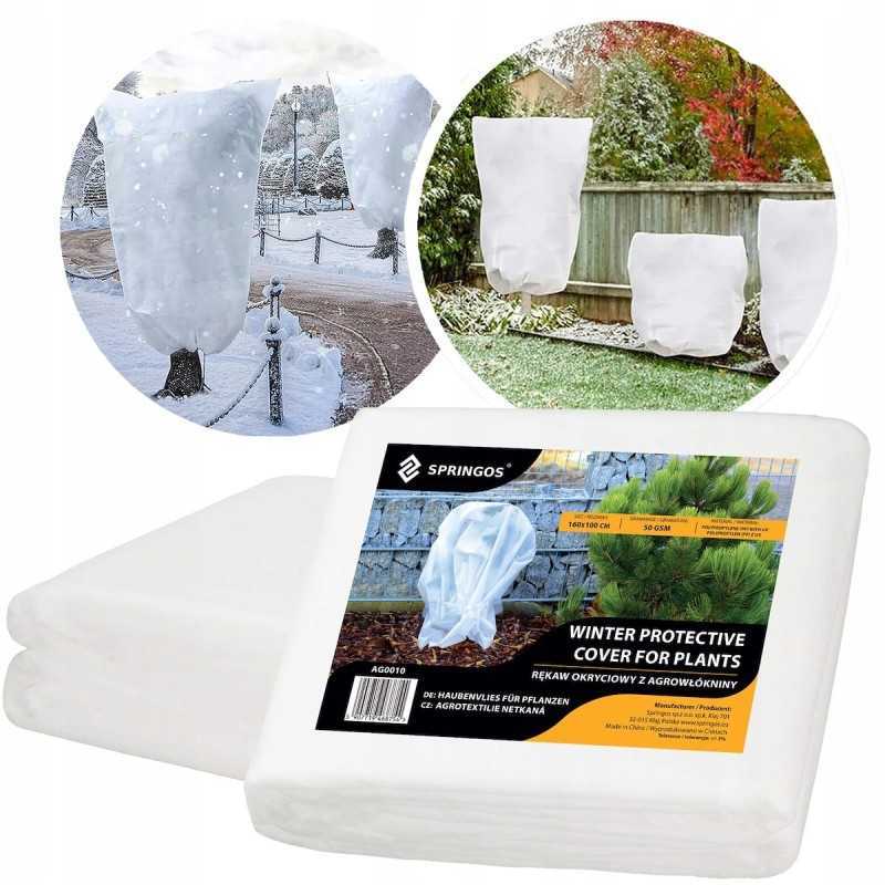 Apsauginė rankovė iš agrotekstilės, žieminė danga, 50g/m2