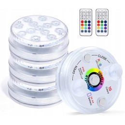 4x povandeninis LED baseino apšvietimas, nuotolinio valdymo pultas