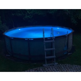 4x povandeninis LED baseino apšvietimas, nuotolinio valdymo pultas