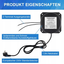 Baseino apšvietimo transformatorius 105w vanduo