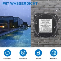 Baseino apšvietimo transformatorius 105w vanduo