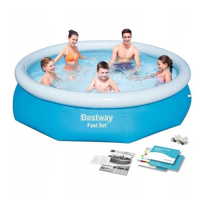 Išplėtimas baseinas 366x76 bestway 57273 greitai nustatytas baseinas