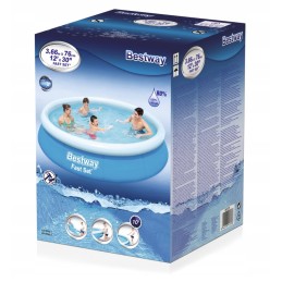 Išplėtimas baseinas 366x76 bestway 57273 greitai nustatytas baseinas