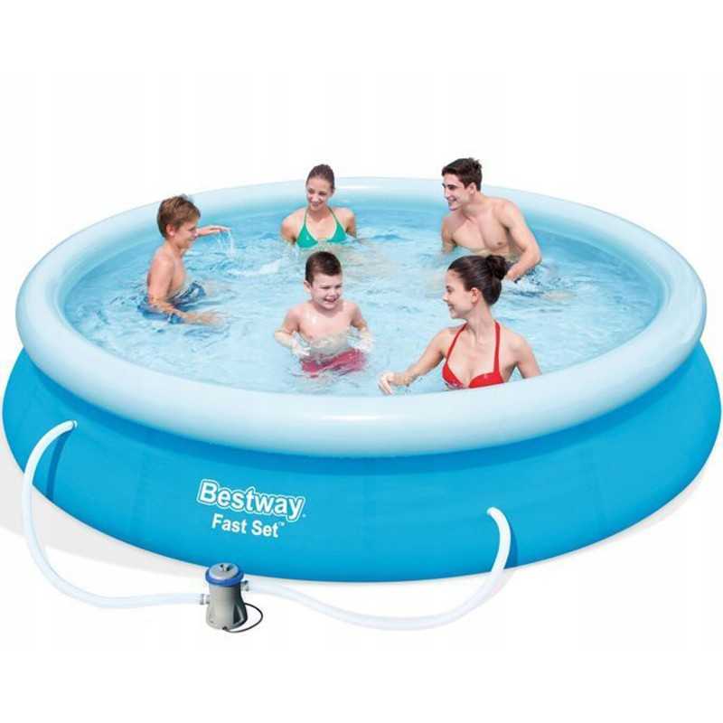Bestway 57274 išsiplečiantis sodo baseinas 366x76 cm