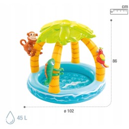 Intex vaikiškas pripučiamas baseinas 102 cm 58417