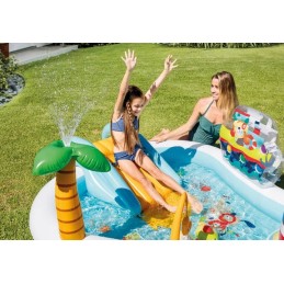 Vandens baseinas, žvejybos zona, čiuožykla, intex 57162