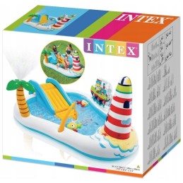 Vandens baseinas, žvejybos zona, čiuožykla, intex 57162