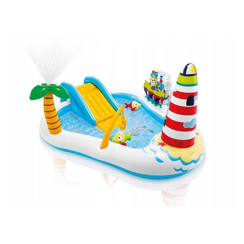 Vandens baseinas, žvejybos zona, čiuožykla, intex 57162