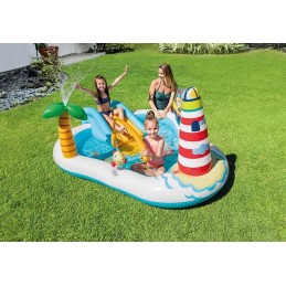 Vandens baseinas, žvejybos zona, čiuožykla, intex 57162