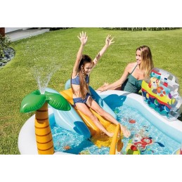 Vandens baseinas, žvejybos zona, čiuožykla, intex 57162