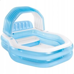 Pripučiamas baseinas, suolas, stogas, 6in1, intex 57186