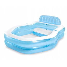 Pripučiamas baseinas, suolas, stogas, 6in1, intex 57186