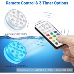 Baseino šviestuvai, LED apšvietimas baseino šviestuvams su 2 pulteliais, 4 vnt