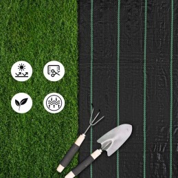 Stora agrotekstilė 0,8x100m 70 g/m² nuo piktžolių