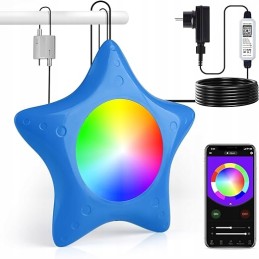 LED rgb sūkurinė baseino lempa, programėlės valdymas 10w rgb magic color