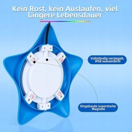 LED rgb sūkurinė baseino lempa, programėlės valdymas 10w rgb magic color