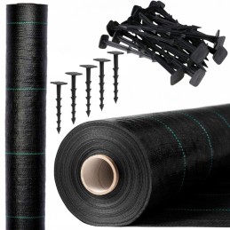 Juoda agrotekstilė 70g/m2 1,0 x 50 m