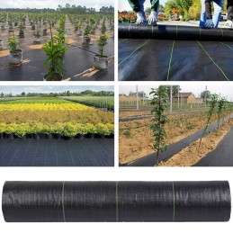 Nuo piktžolių agrotekstilė agrotekstilė juoda UV kilimėlis 3% 3,2x20m 90g/m2
