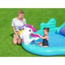 Bestway baseino žaidimų aikštelė vienaragis čiuožykla 53097