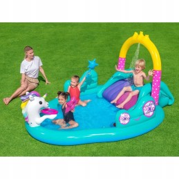 Bestway baseino žaidimų aikštelė vienaragis čiuožykla 53097
