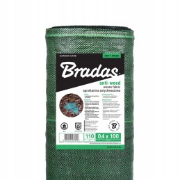 Agrotkanina bradas žalia 0 4x100m 110g m2 ritinys