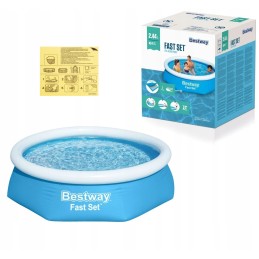Bestway išsiplėtimo baseino 244x61cm sodo 1880 l remonto komplektas