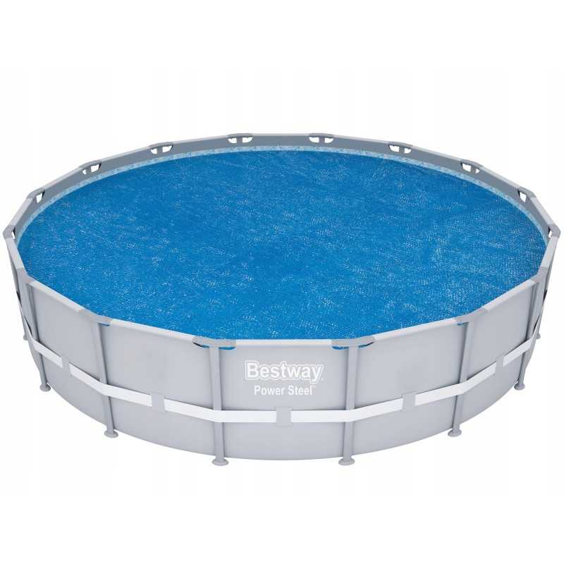 Bestway folijos kilimėlio saulės dangtis baseinui 488 cm 58253 vandens šildymui
