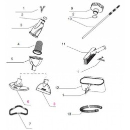 Prabangus baseino valymo rinkinys, dalies Nr. 58133
