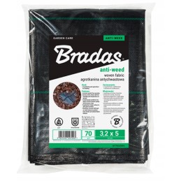 Agrotekstilė nuo piktžolių, juoda, UV, 3,2 x 15 m, 70g