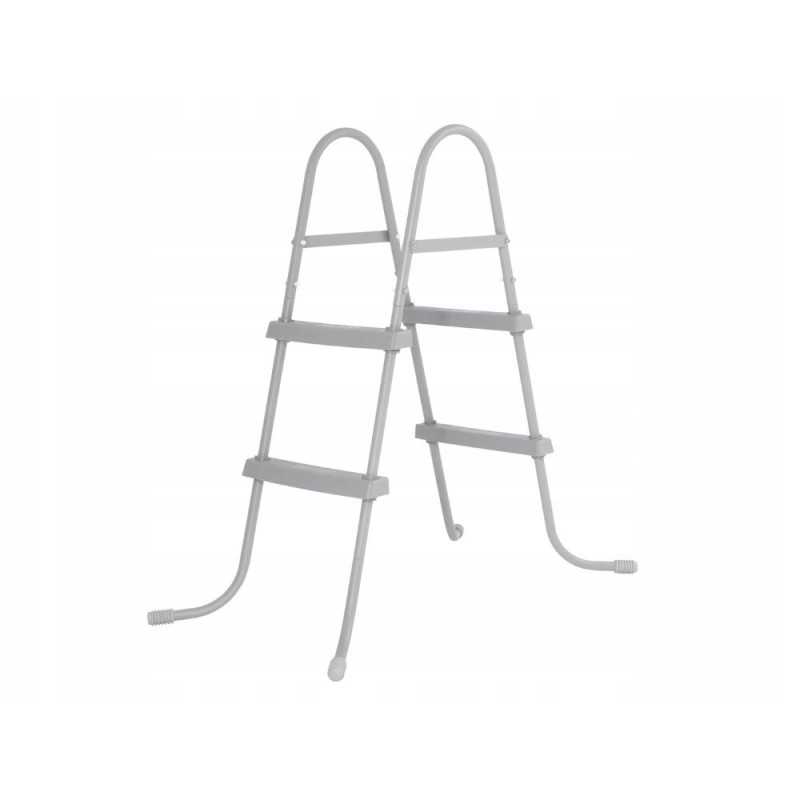 Metalinės baseino kopėčios 84 cm bestway dvipusės 58430 naujas modelis 2024 m.