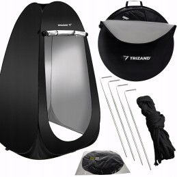 Palapinė dušui, persirengimo kambarys, tualetas, nešiojama, paplūdimys, kempingas