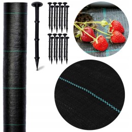 Agrotekstilė agrotekstilė juoda 110 x 5000 cm 70g + 50 smeigtukų